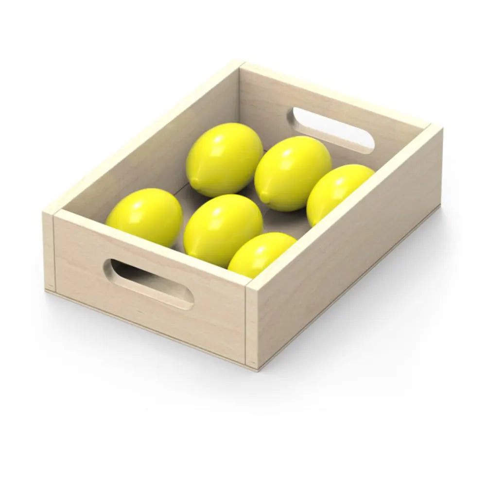 Viga Toys Set de 10 Cajas de Madera para Frutas y Verduras 3A+