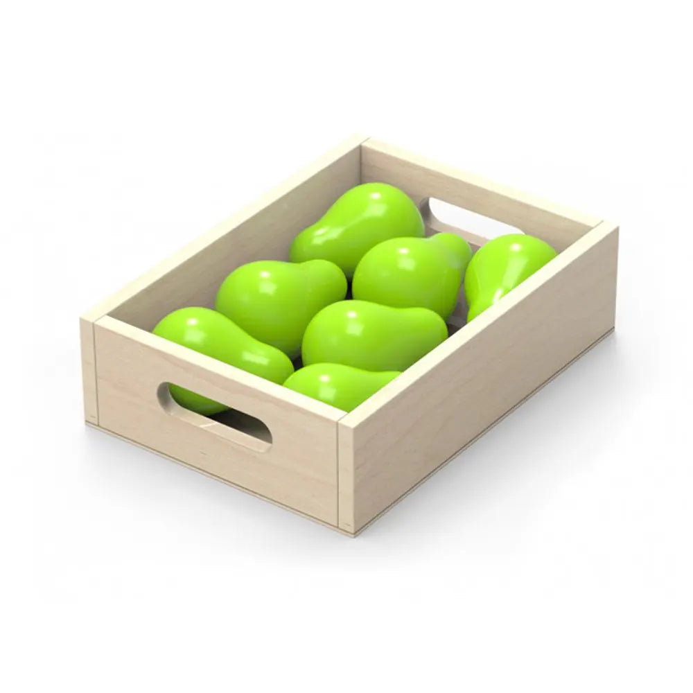 Viga Toys Set de 10 Cajas de Madera para Frutas y Verduras 3A+