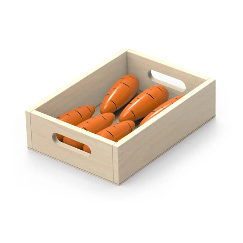 Viga Toys Set de 10 Cajas de Madera para Frutas y Verduras 3A+