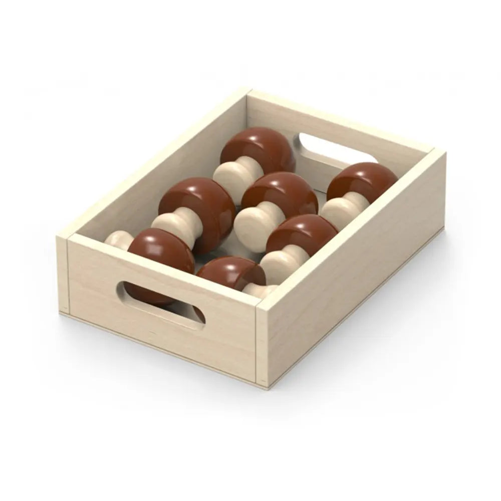 Viga Toys Set de 10 Cajas de Madera para Frutas y Verduras 3A+