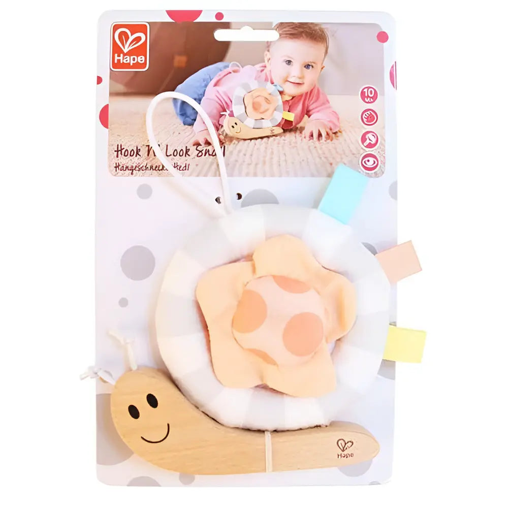 Hape Hochet Escargot en Bois 10M+