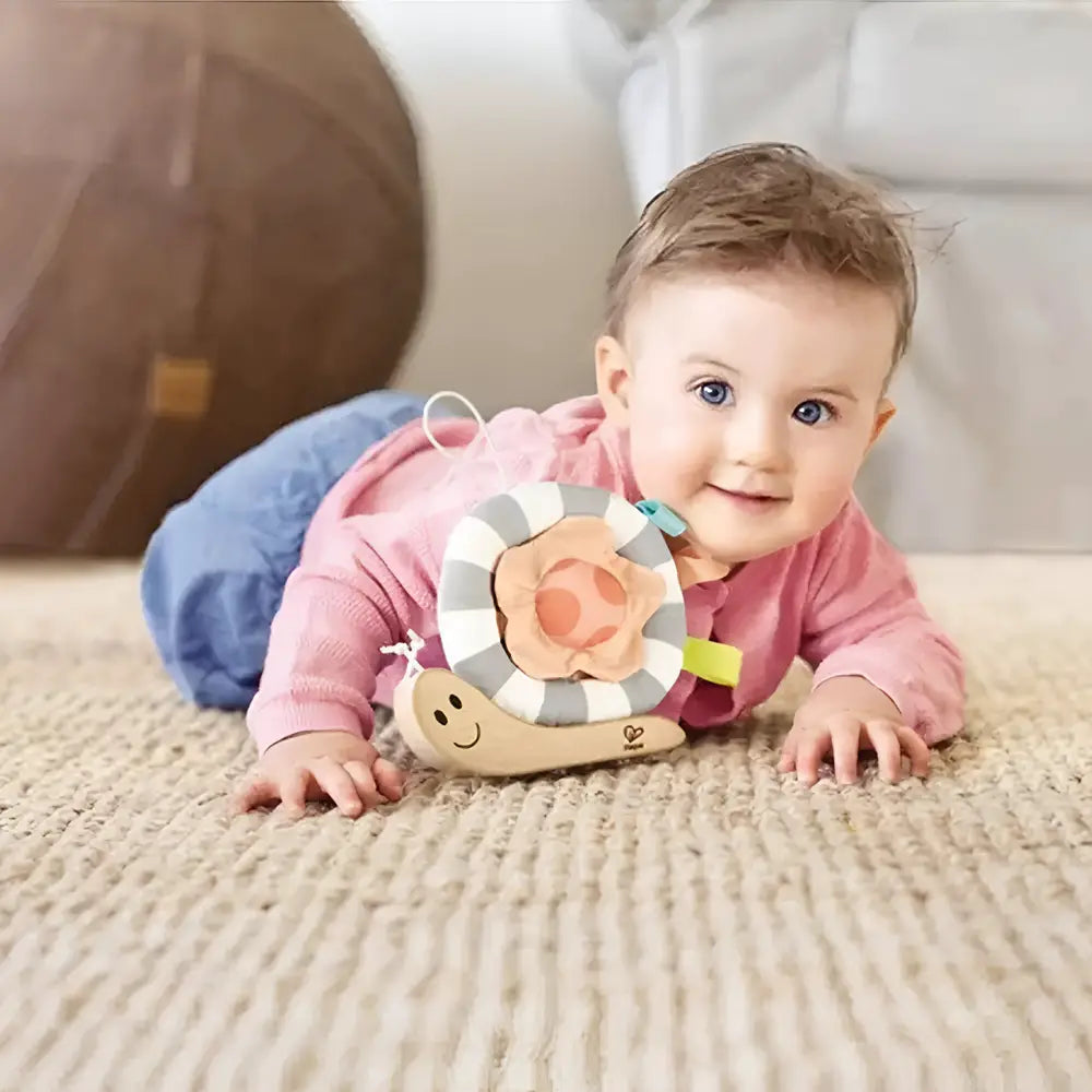 Hape Hochet Escargot en Bois 10M+