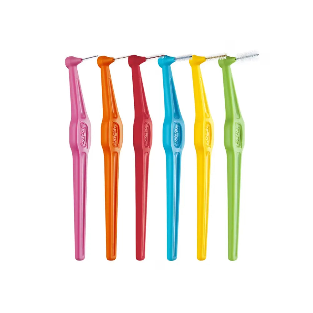 TePe Lot de 6 Brosses Angle Interdentaires 0.45mm Taille 1 - Orange