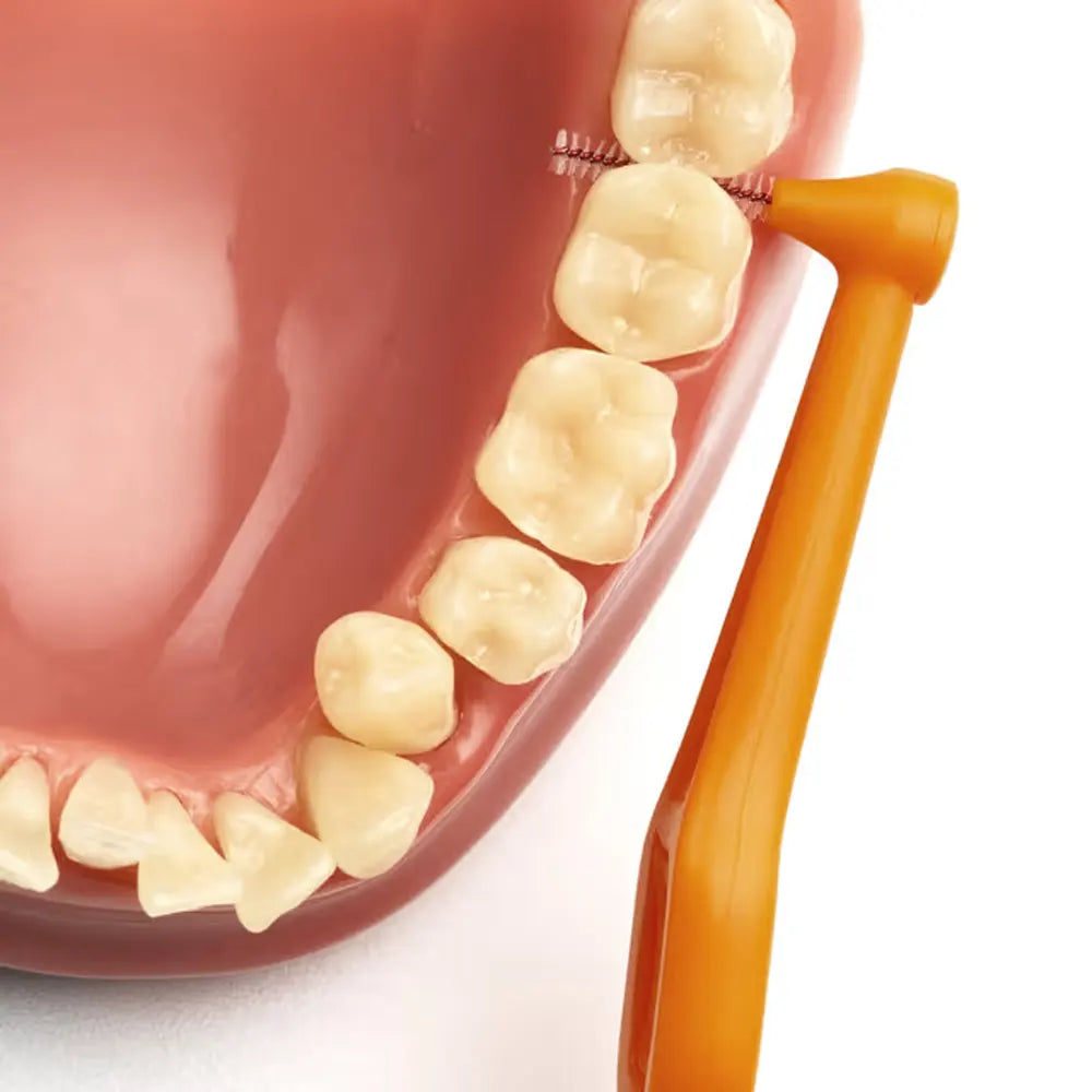 TePe Lot de 6 Brosses Angle Interdentaires 0.45mm Taille 1 - Orange