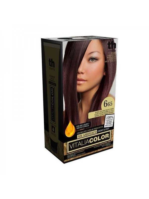 تي إتش-فيتاليا لون رقم 5.65 أشقر غامق أحمر داكن