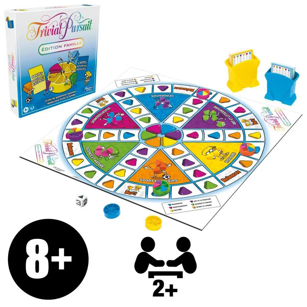 Familia Hasbro Trivial Pursuit 8A+