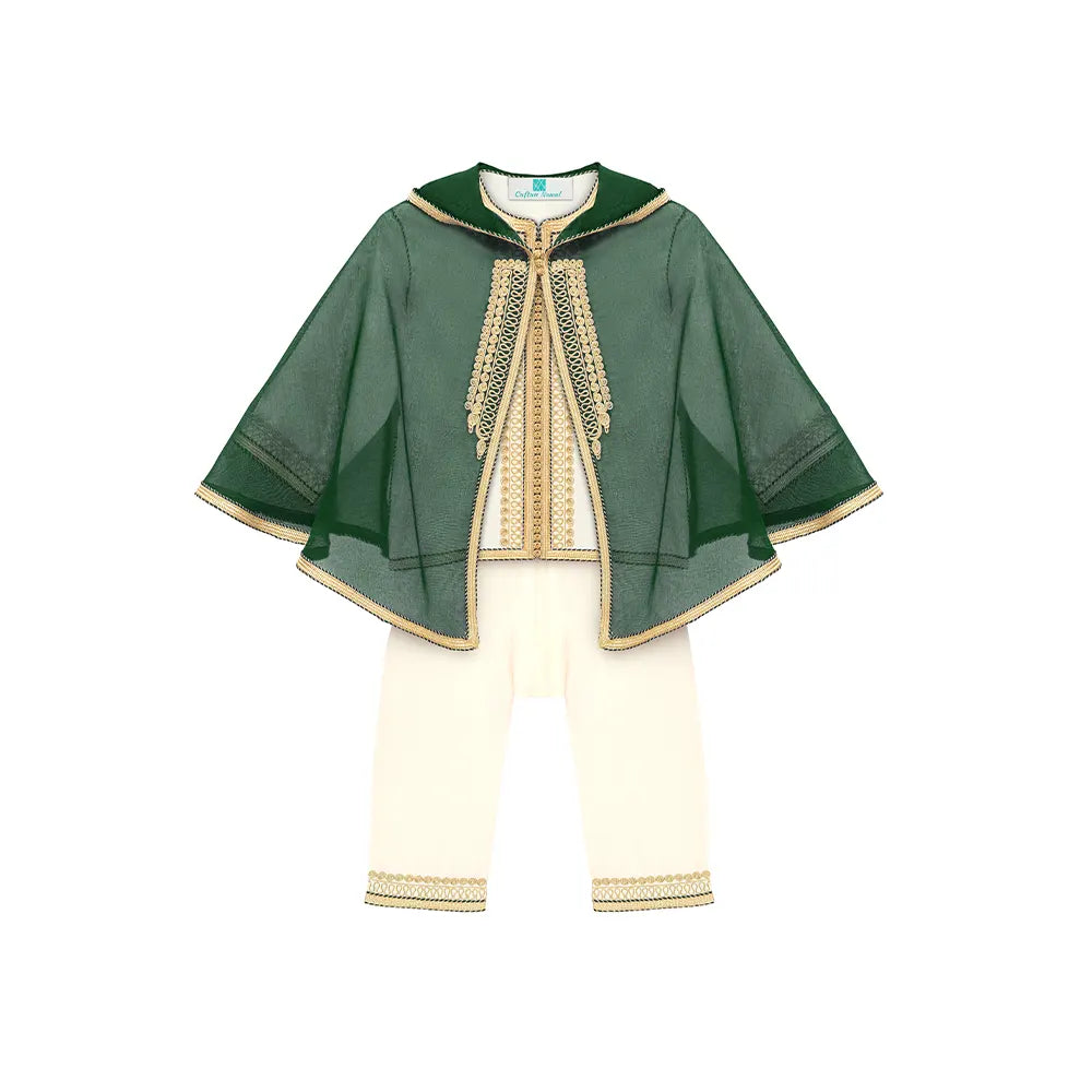 Jabador with Selham for Boy - Green