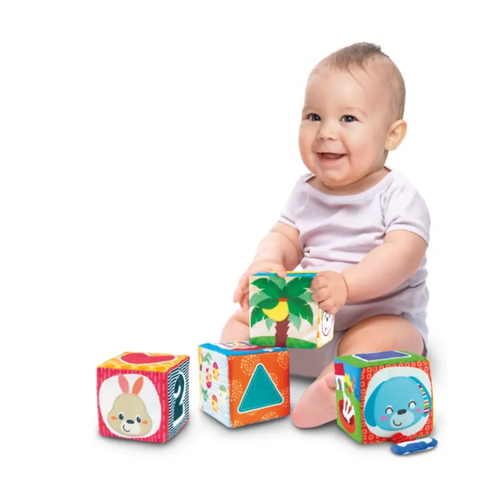 Winfun Blocs Souples Aux Graphismes Colorés - 6M+