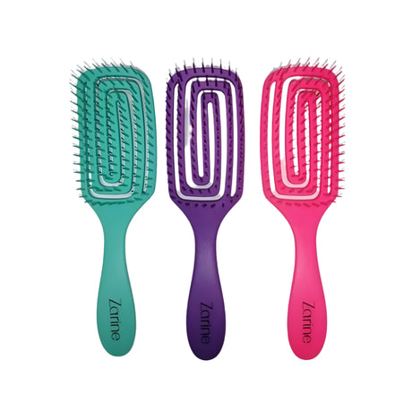 Zarine Bo Hair Brosse - Turquoise