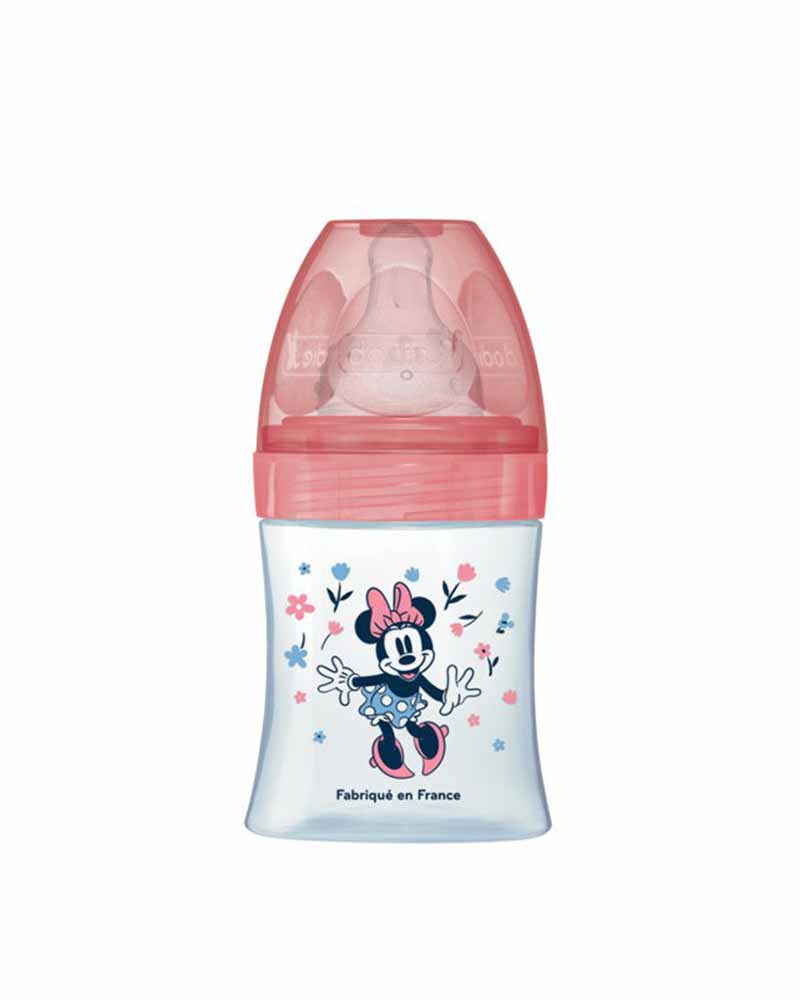 Dodie Biberón Anticólico Tetina Redonda 150ml (0-6m) - Minnie Rosa