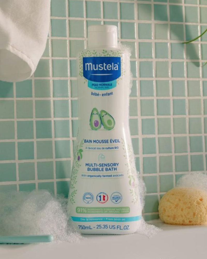 موستيلا حمام موس إيفي بالافوكادو العضوي - 200 مل