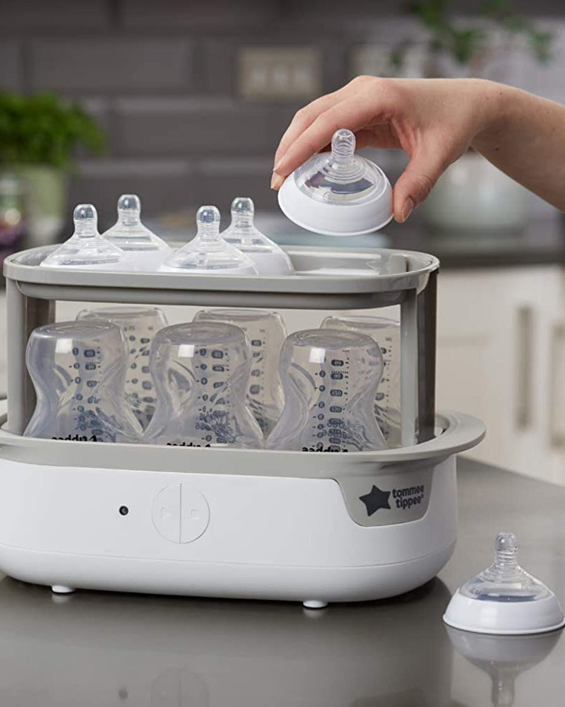 Tommee Tippee Stérilisateur Électrique à Vapeur Super Steam - Blanc