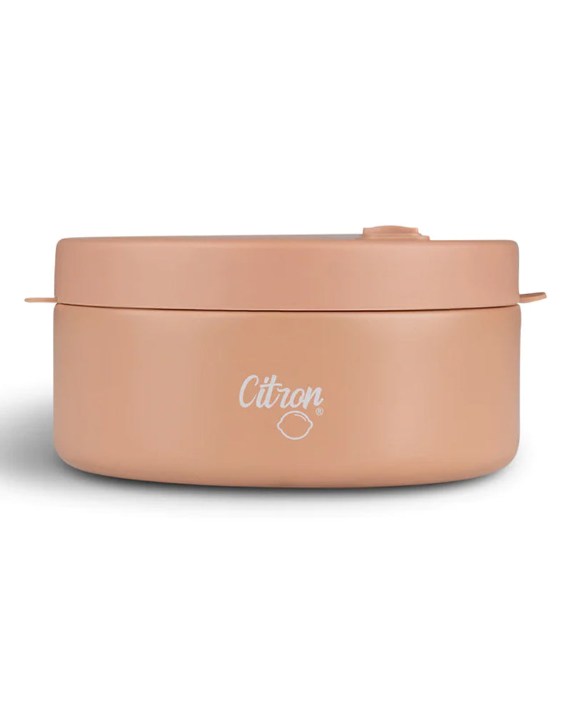 سيترون ترمس طعام من الفولاذ المقاوم للصدأ 400 مل - وردي خجول