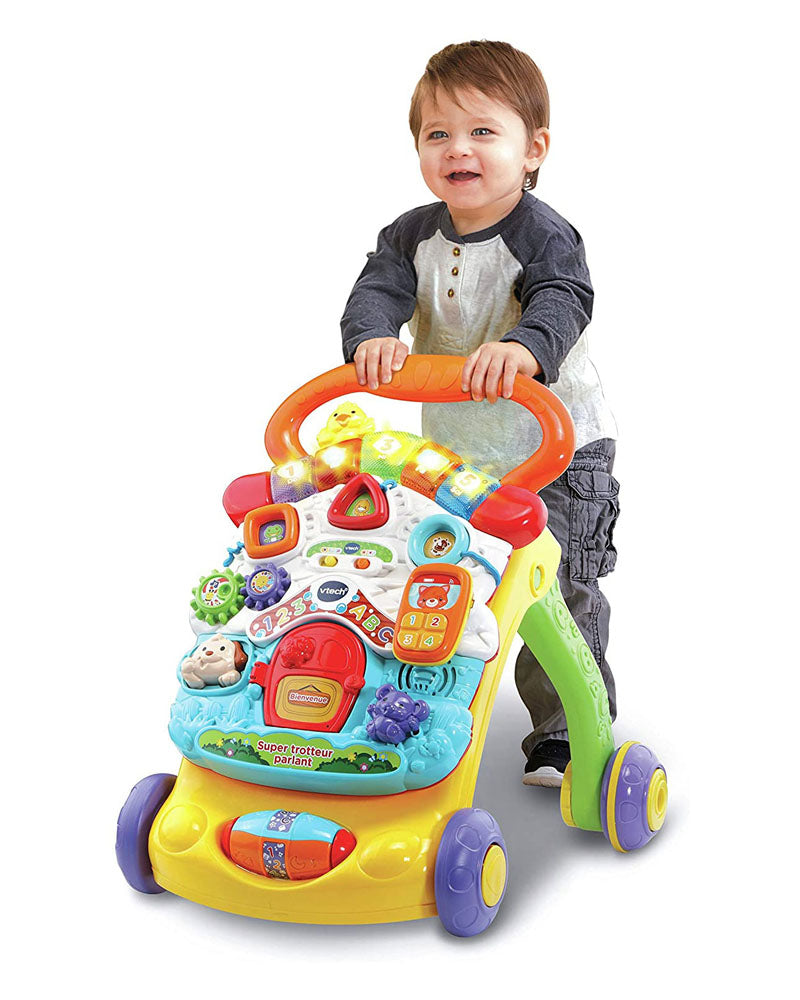 Vtech Super Trotteur parlant 2en1 Bleu - 9-36m