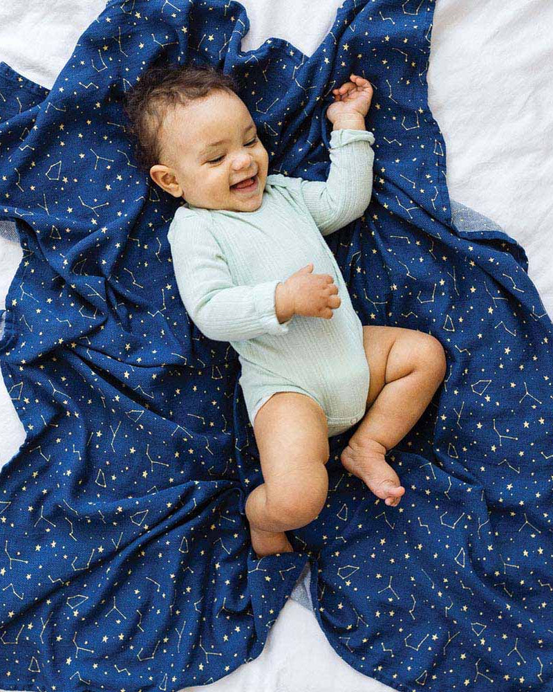 Tiny Twinkle Set of 3 Kaffle Swaddle Blankets - Forest