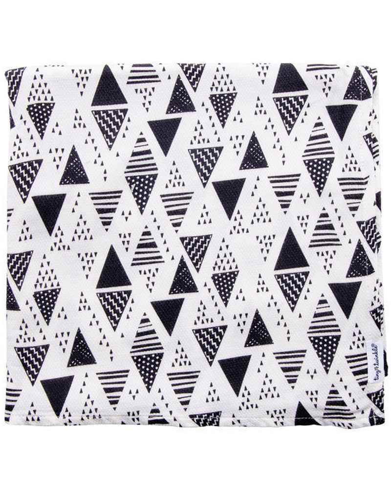 Tiny Twinkle Swaddle Blanket - Triangles