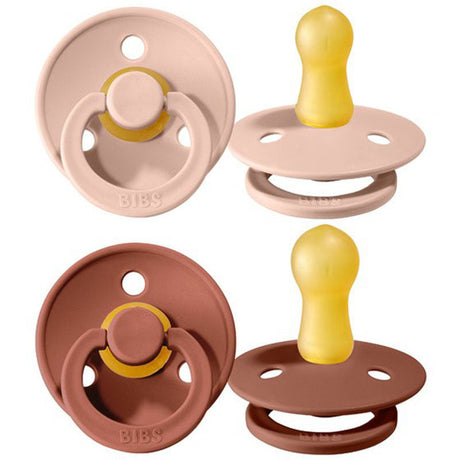 Lot de 2 Sucettes Bibs - Blush & Dark Oak