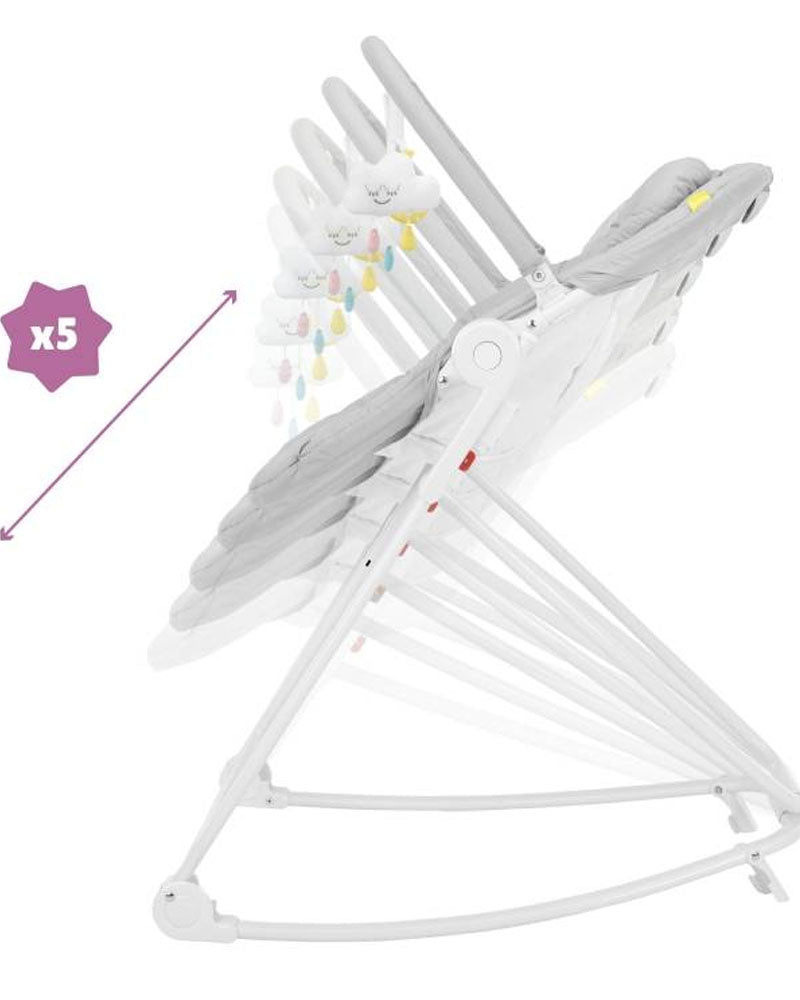 Badabulle Transat Relax En Hauteur Compact'Up Candy