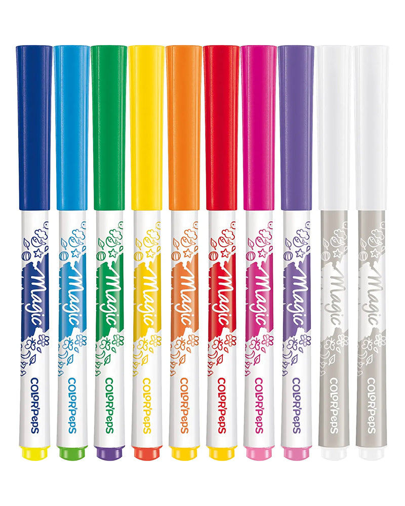 Maped Boîte de 10 x 2 Feutres magic Blister