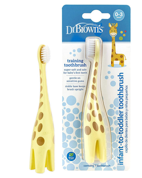 Dr. Brown's Brosse à dents 0-3A - Girafe