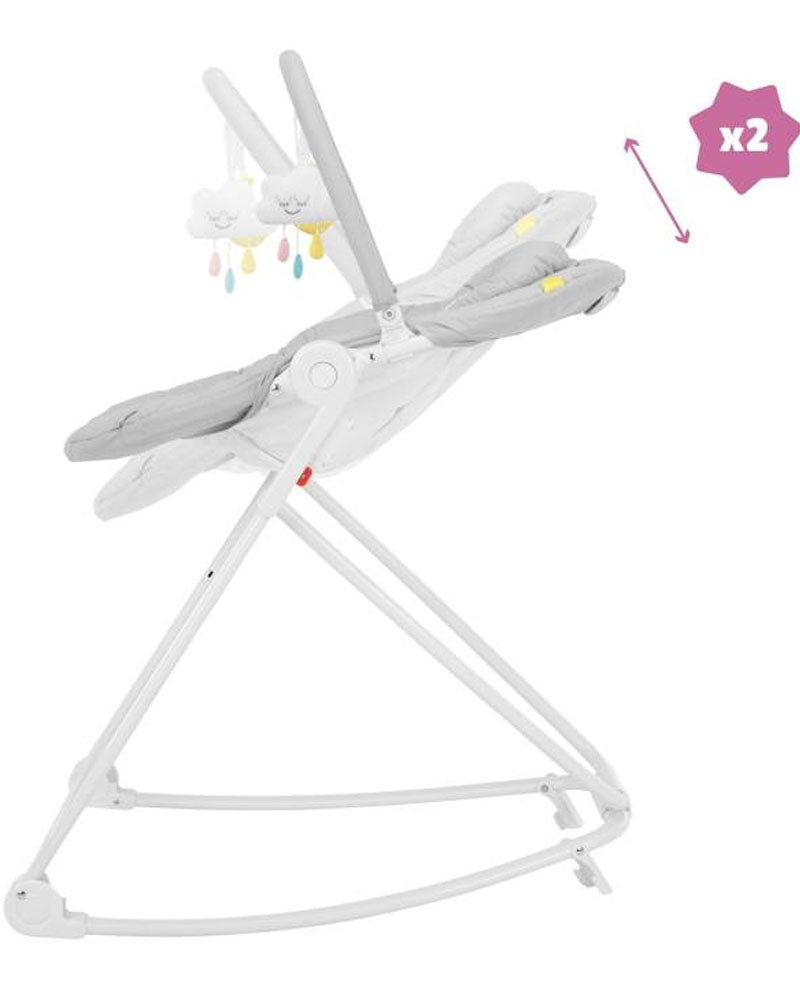 Badabulle Transat Relax En Hauteur Compact'Up Candy