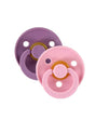 Lot de 2 Sucettes Bibs - Mauve & Rose