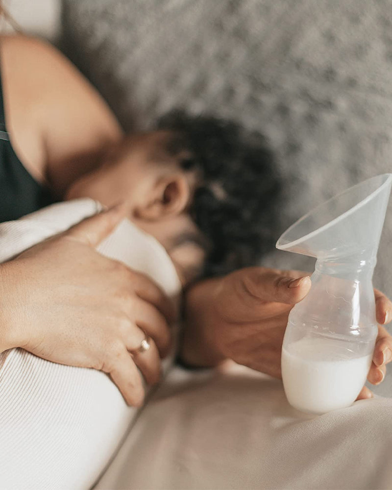 Dr. Brown's Tire lait en silicone + Biberon 120ml Cole étroit