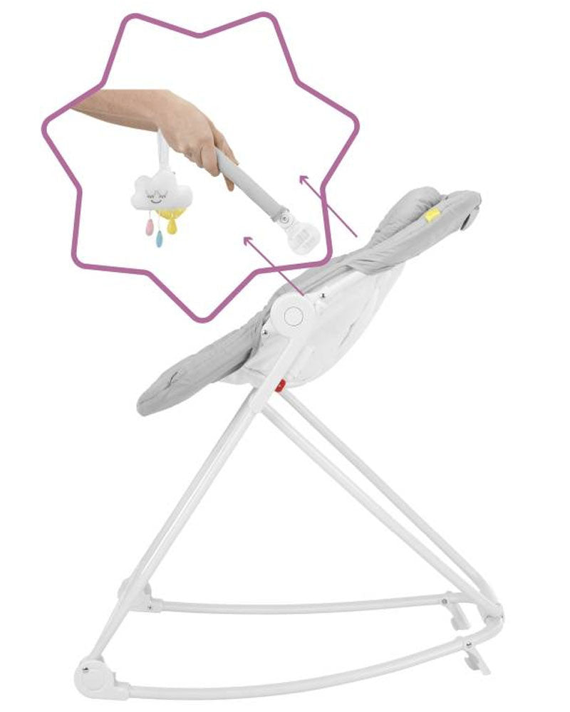 Badabulle Transat Relax En Hauteur Compact'Up Candy