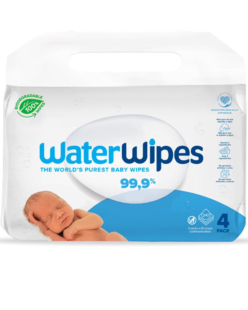 Water Wipes Lingette Bebe Compostable 60