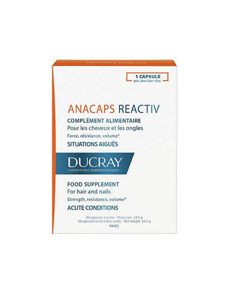 Ducray Anacaps Reactiv Ongles 30 Capsules