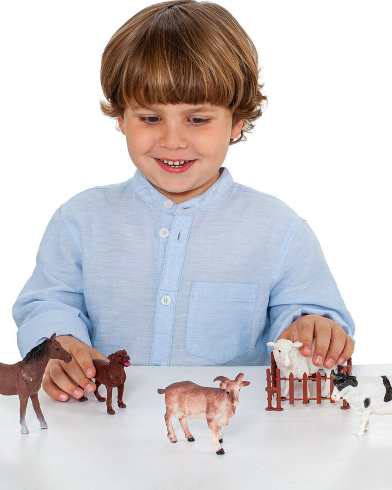 Molto Set de 6 Animaux de la ferme 3A+