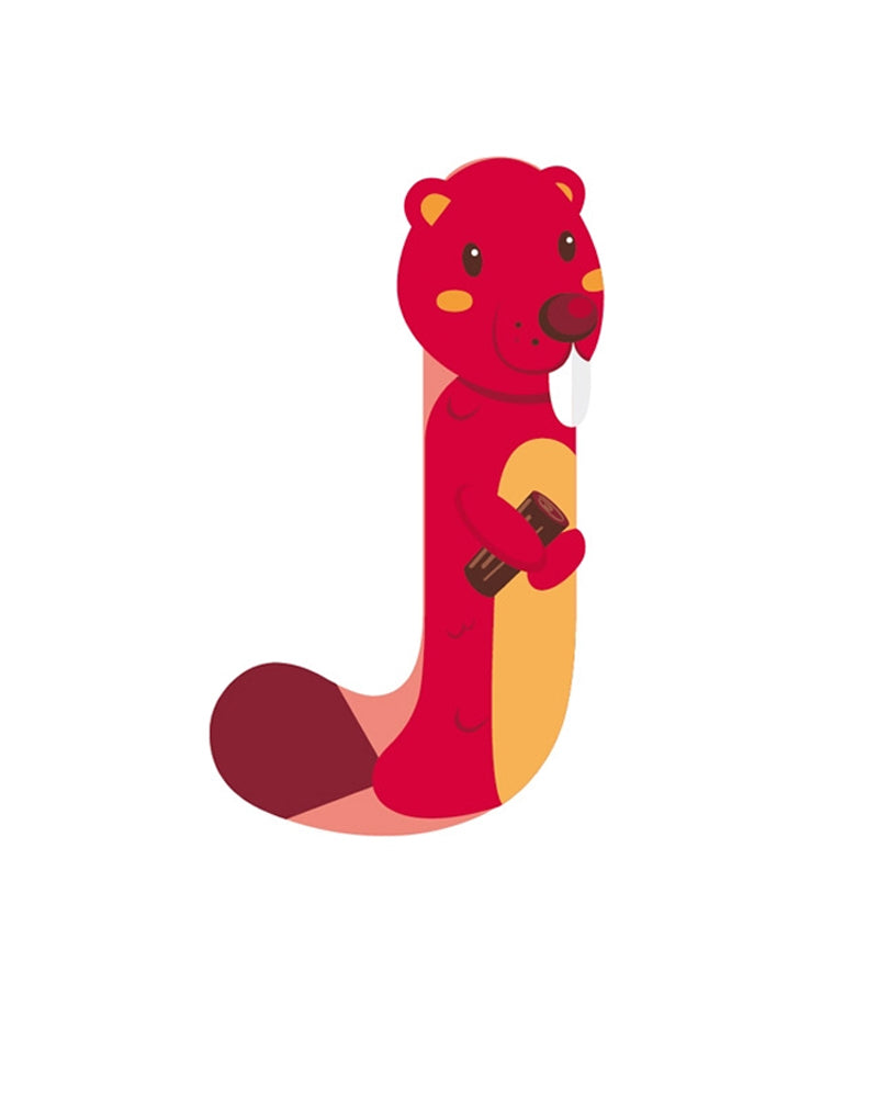 Eurekakids - Lettre en Bois J