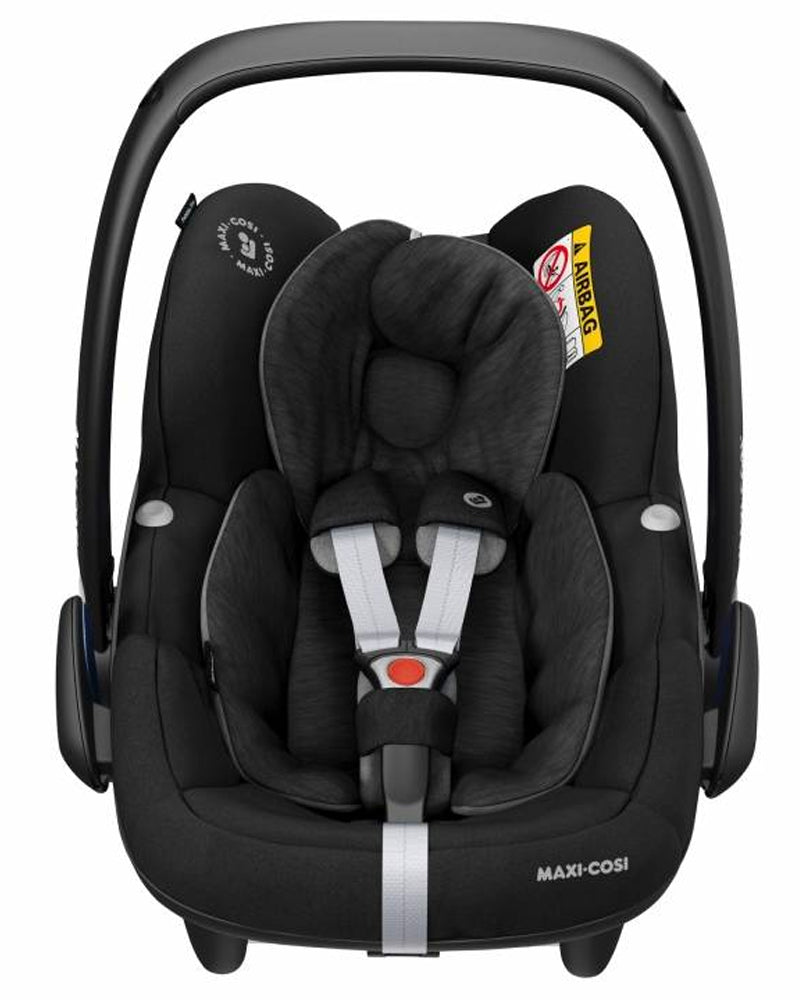 Siège Auto Coque PEBBLE Pro Essential Black Groupe 0+ Maxi-Cosi