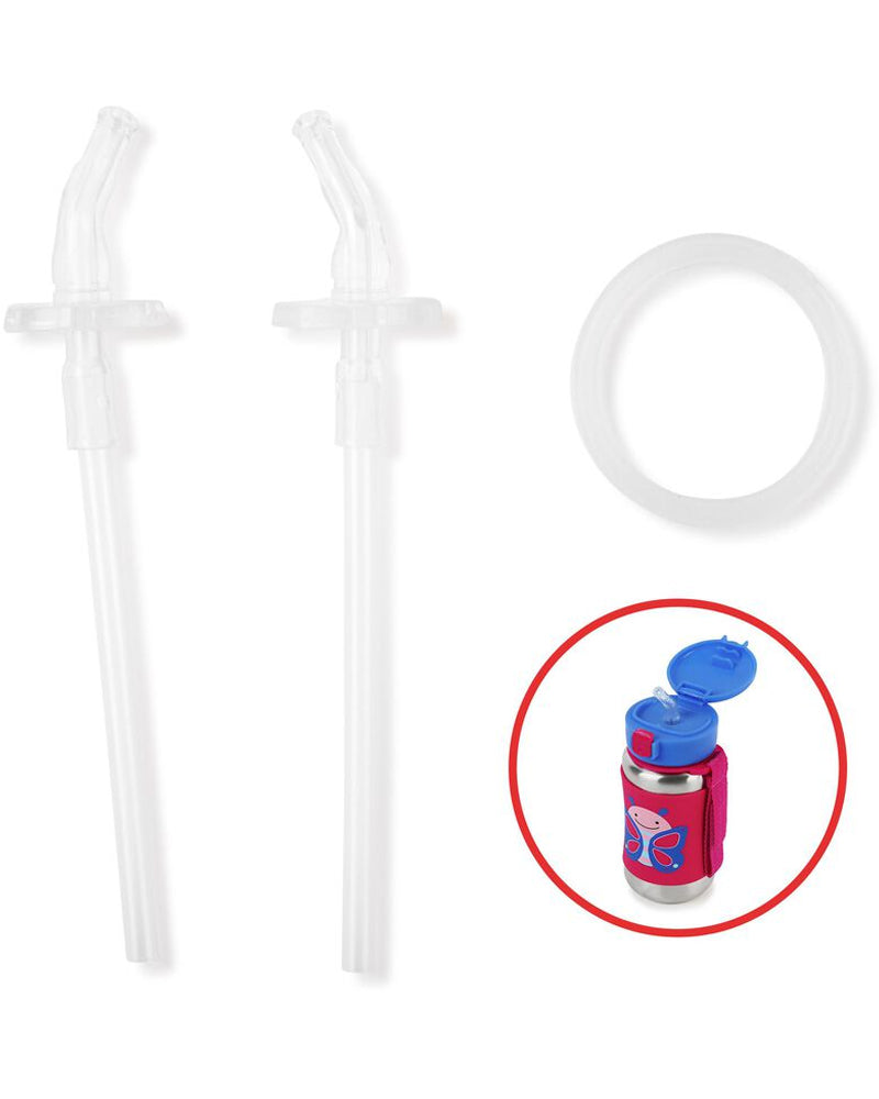 Skip Hop Lot de 2 Pailles Supplémentaires Gourde en Acier Inoxydable