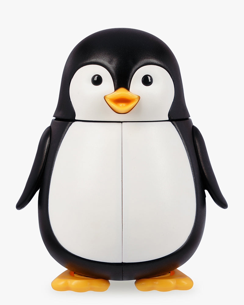 Brosse à dent Flipper avec couvercle - Pingouin