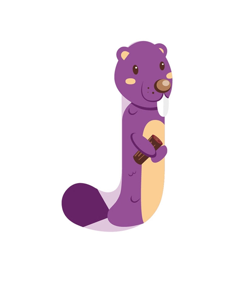 Eurekakids - Lettre en Bois J