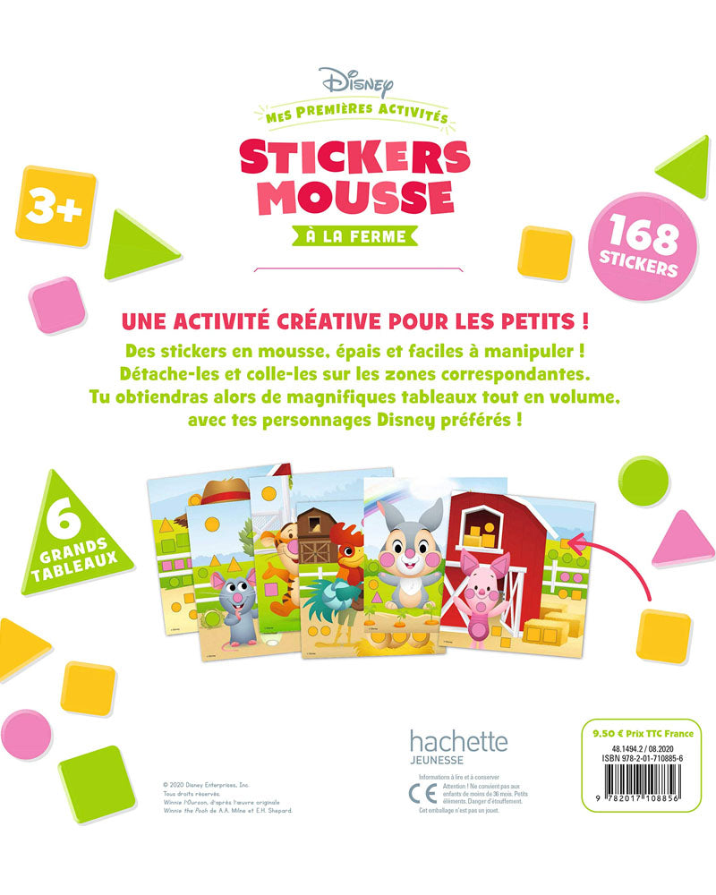 Pegatinas de espuma para mis primeras actividades en la granja - 3A+