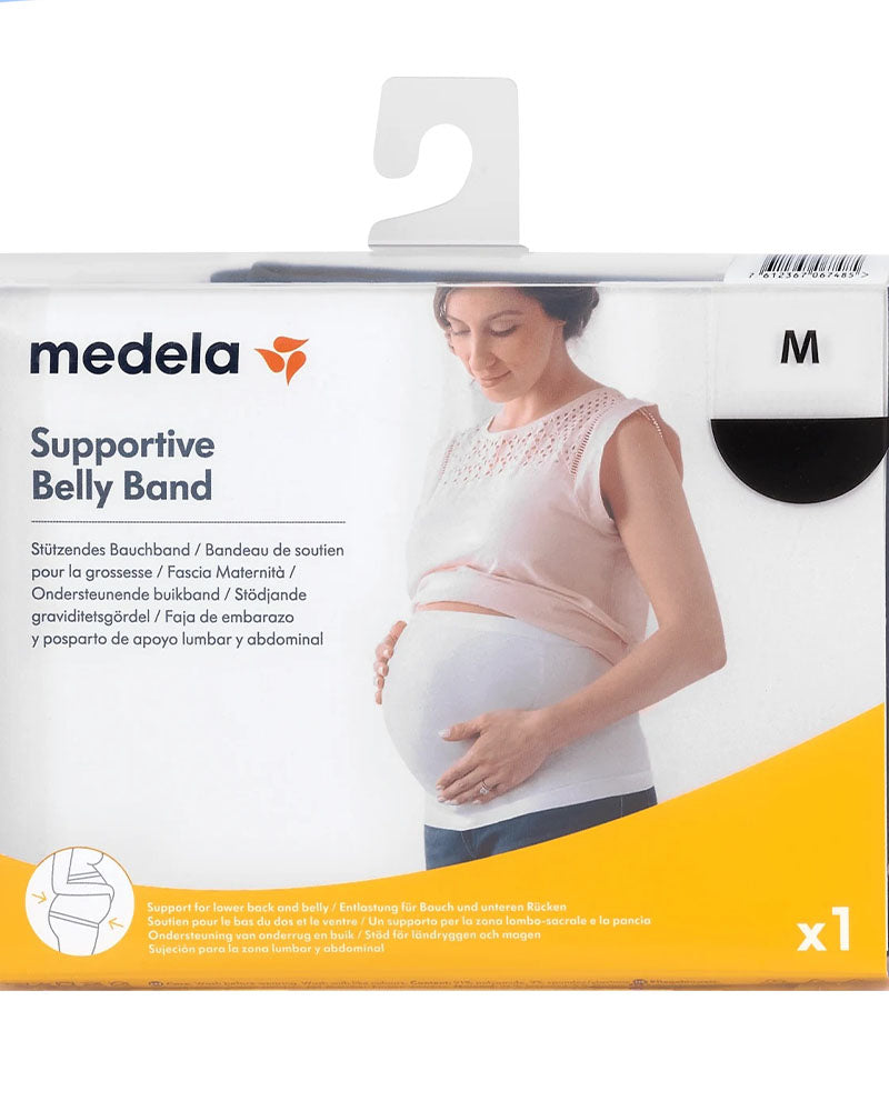 حزام دعم للبطن للنساء الحوامل ميديلا - أبيض