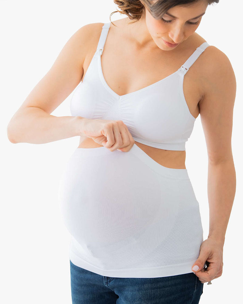 حزام دعم للبطن للنساء الحوامل ميديلا - أبيض