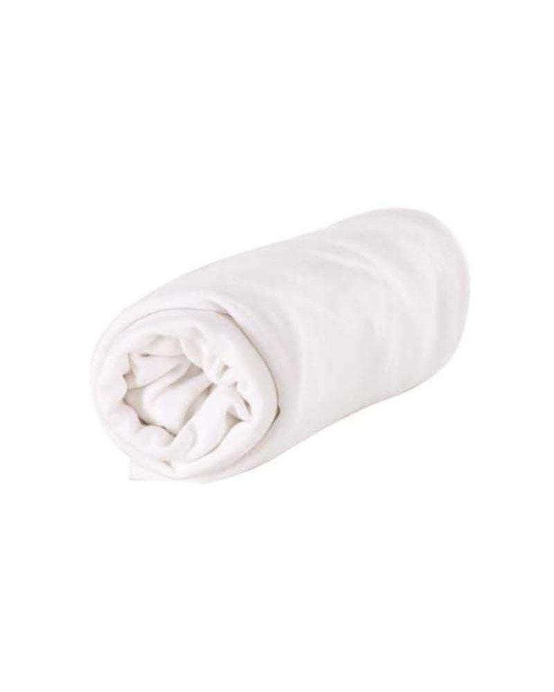 Candide Cotton Fitted Sheet for Bed 70x140cm White
