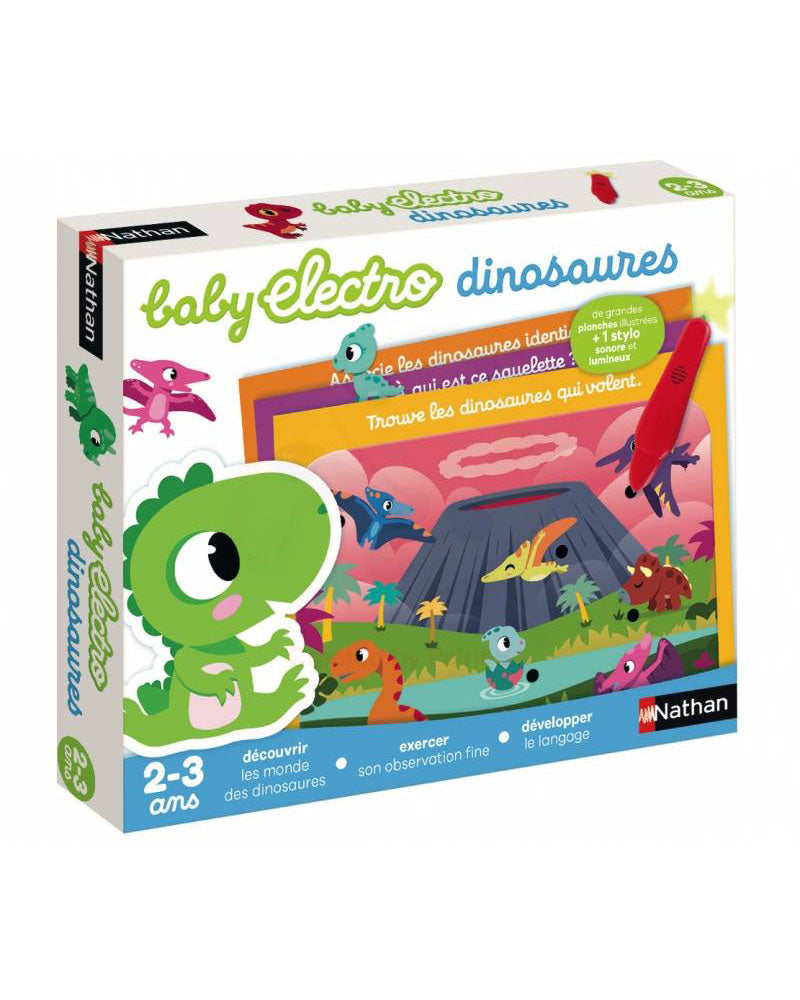 Dinosaurios electrónicos Nathan - 2 años+