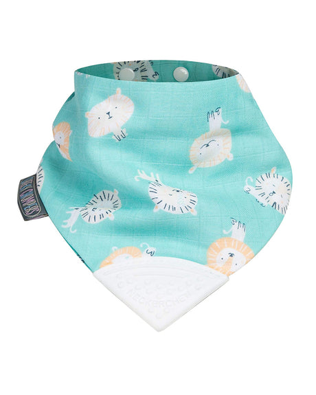 Bavoir de dentition Cheeky Chompers - Adorable Lion Neckerchew