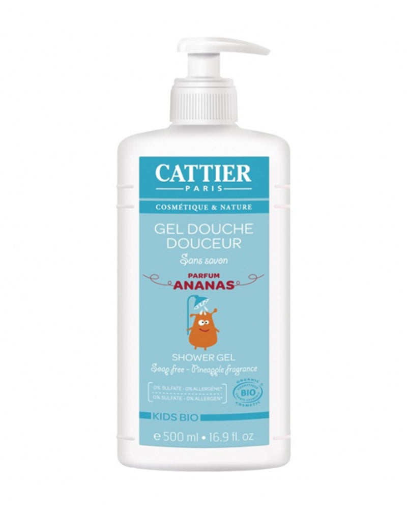Gel douche douceur Cattier kids Parfum ananas - 500ml