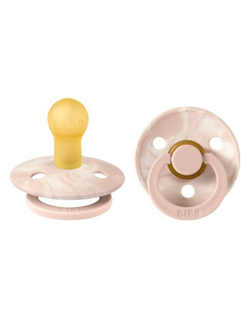 مجموعة بيبسمكونة من لهايتين دائريتين - أحمر خدود/عاجي