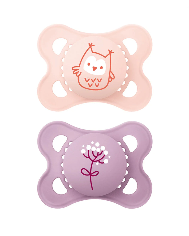 Lot de 2 Sucettes MAM Original 0-6 mois - Fille