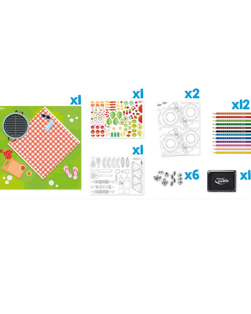 Maped Creative kit mi barbacoa para crear 4A+