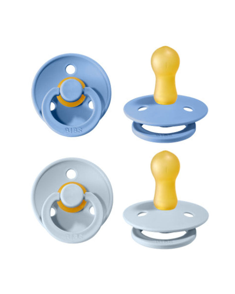 مجموعة المرايل المكونة من 2 لهايات دائرية - أزرق سماوي/أزرق فاتح