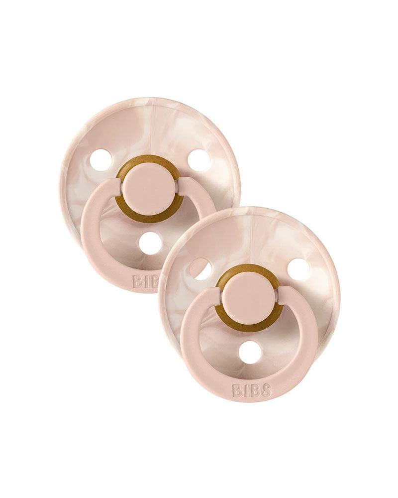 مجموعة بيبسمكونة من لهايتين دائريتين - أحمر خدود/عاجي