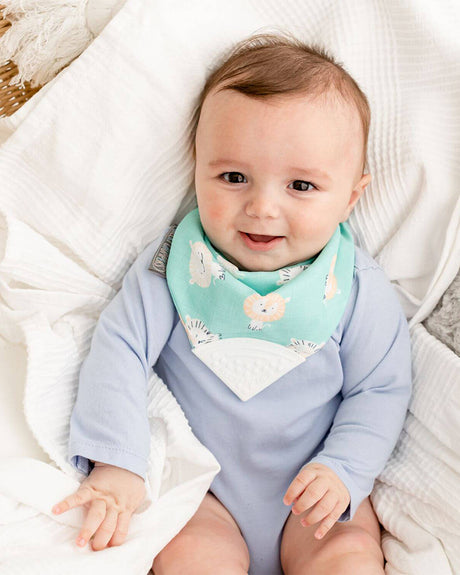 Bavoir de dentition Cheeky Chompers - Adorable Lion Neckerchew
