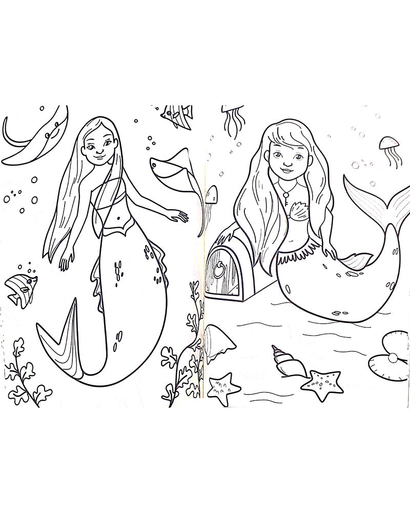 Álbum para colorear - En el mar